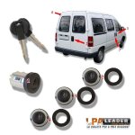 Set complet 4 barillets avec deux cl�s. - citro�n jumpy i camion plate - formech�ssis (bu , bv , bw , ...