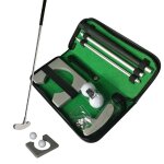 Set de golf de bureau, ensemble de pratique de voyage, putter, cadeau de direction, portable, avec balle ...