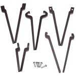 Set of five types of high quality pliers delivered with rivet