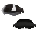 Set: par� - brise wave 8  compatible avec harley davidson electra - street glide 96 - 13 noir + pare ...