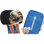 Set de ping - pong 4 joueurs hobby dans un sac de transport