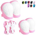 Set de protection enfant genouillres, lot de 6 genouillre coudire protection poignet sets, sport equipement ...