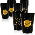 Shiba - ® 16x gobelets rutilisables pour les ftes, le camping et les dplacements - rutilisables ...