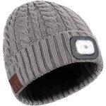 Shiba - bonnet musical a led avec lumire, bonnet d'clairage bluetooth, lampe frontale rechargeable ...