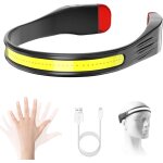 Shiba - lampe frontal running, 350lm super lumineux etanche lger lampe frontale led rechargeable, pour ...