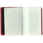 Shiba - porte - cartes de crdit golf 2. 0 - cuir vritable - 10 compartiments - rouge[1619]