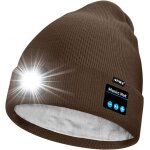 Shiba - unisexe led bluetooth bonnet lampe frontale, usb rechargeable 4 led musique parleur chapeau de ... Shiba - unisexe led bluetooth bonnet lampe frontale, usb rechargeable 4 led musique parleur chapeau de ...