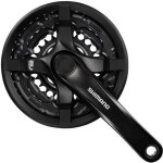Shimano - pédalier tourney fc - ty501 8v / 7v / 6v - 42x34x24 - noir Shimano - pédalier tourney fc - ty501 8v / 7v / 6v - 42x34x24 - noir