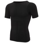 T - shirt de compression a manches courtes pour hommes, col en v, contrle du ventre, dbardeur plat, ...