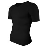 T - shirt de compression a manches courtes pour hommes, col en v, contrôle du ventre, débardeur plat, ... T - shirt de compression a manches courtes pour hommes, col en v, contrôle du ventre, débardeur plat, ...