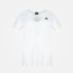 T - shirt femme le coq sportif ess col v n1 - blanc - s