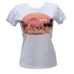 T - shirt femme manches courtes - chevaux solar - 6173 - blanc