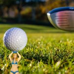 T - shirts de golf en plastique pour femmes, 3. 15 pouces, pin - up, bikini, bas, farces, cadeaux T - shirts de golf en plastique pour femmes, 3. 15 pouces, pin - up, bikini, bas, farces, cadeaux