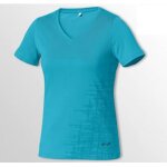T - shirt held lila col v pour femme taille xl lady textile bleu turquoise neuf