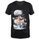 T - shirt homme manches courtes - chevaux - 18279