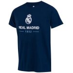 S - t - shirt homme - real madrid - collection officielle - coton - manches courtes - bleu