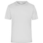 T - shirt respirant jn358 - blanc - col rond - homme