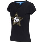 - t - shirt om femme - collection officielle olympique de marseille - noir