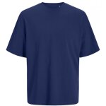 T - shirt oversize mc - jack&jones - unisexe - jj3911 - bleu surf