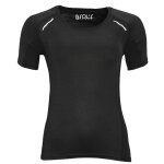 T - shirt running manches courtes - femme - 01415 - noir
