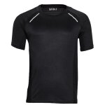 T - shirt running manches courtes - homme - 01414 - noir