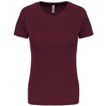 T - shirt sport - running - femme - pa439 - rouge vin