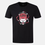 T - shirt trace lou rugby extrieur officiel lyon homme noir