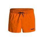 Short de bain court avec doublure ecoo orange vif