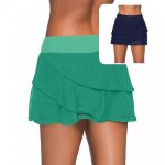 Short de bain demi - respirant, simple, couleur pure, bas de bikini, simple