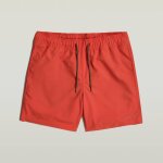 Short de bain dirik solid - rouge - hommes