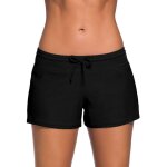 Short de bain femme et shorts de plage avec cordon rglable