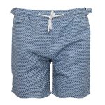 Short de bain navy basil imprim� homme deeluxe 74