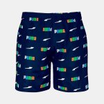 Short de bain navy imprim de couleurs puma enfant puma