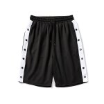 Short de basket - ball dtachable pour homme, avec boutons - pression latraux, ouverture complte, short ...