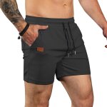 Short de course pour hommes short de sport gaufré pantalon d'entraînement fitness Short de course pour hommes short de sport gaufré pantalon d'entraînement fitness