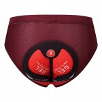 Short de cyclisme vtt pour homme, sous - vêtement long, rouge foncé, taille m Short de cyclisme vtt pour homme, sous - vêtement long, rouge foncé, taille m