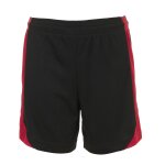 Short de foot enfant olimpico kids 01720 - noir et rouge