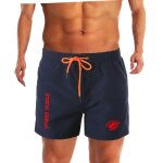Short de plage pour homme, bermuda d't, schage rapide, pantalon de surf, doublure en maille - l - ...