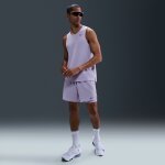 Short de running 2 - en - 1 18 cm dri - fit nike stride pour homme - pourpre - s
