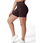 Short de sport scrunch pour femme - 11, 9 cm - sans coutures - taille haute - lift des fesses - gym - ...
