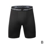 Short de sport a schage rapide pour homme, pantalon de course serr, jogging, fitness - type black - ...
