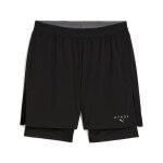 Short de training 2 - en - 1 puma x hyrox homme, fitness, noir, s