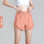 Short de yoga anti - eclatement pour corrida entra�nement ext�rieur faux deux pi�ces r�seau sportif pochette ...