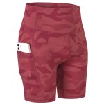 Shorts de yoga avec poche pour femmes, collants courts, taille haute, compression, sport, leggings, entraneme ...