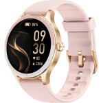 Shou - montre connecte femme ronde, tendance running podomtre, 100 + modes sportives, montre connecte ...