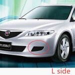 L side accessoires de voiture pour mazda 6 gj6a - 50 - c21 � 2002 gg, couverture de phare antibrouillard, ...