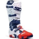 Sidi crossair - x bottes de motocross, blanc - rouge - bleu, taille 45 pour hommes