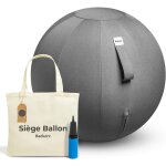 Siège ballon - ballon ergonomique bureau & yoga chaise ballon en taille 55cm 65cm 75cm - capacité 110kg, ... Siège ballon - ballon ergonomique bureau & yoga chaise ballon en taille 55cm 65cm 75cm - capacité 110kg, ...