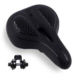Sige de vlo epais et confortable, en silicone, creux, antichoc, avec feu arrire