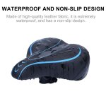 Sige de vlo avec feu arrire, selle de vlo epaisse, sangle rouge d'avertissement, absorption des chocs ...